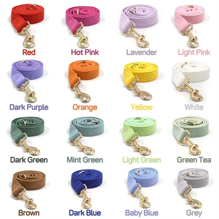 Corduroy Dog Lead